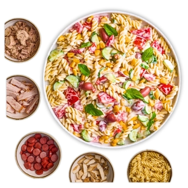 Creamy pasta salad