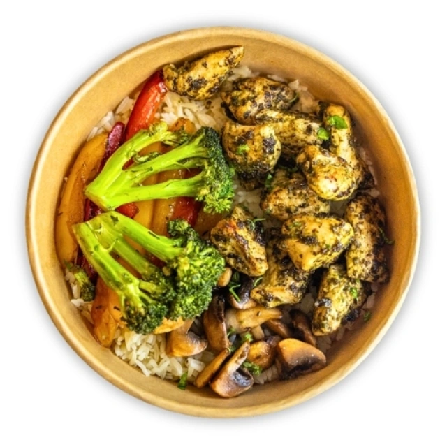 Grilled pesto chicken