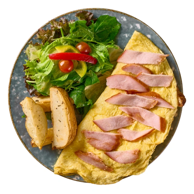 Smoky Turkey Omelette